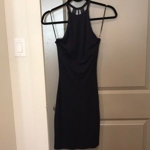 Navy blue cocktail dress